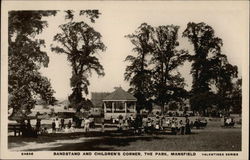 Bandstand and Children's Corner, The Park Postcard