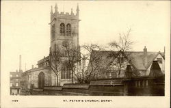 St. Peter's Church Derby, England Postcard Postcard