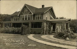 Residence of Mr. J.P. Allyn Delavan, WI Postcard Postcard