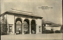 Chicago Zoological Park - South Gate Postcard