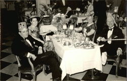 Captains Dinner 2/3/35 S.S. Roma Postcard