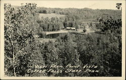 View from Point Vista, Copper Falls State Park Postcard