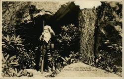 Rip Van Winkle Statue at Fairyland Postcard