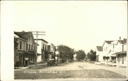 Street Scene Stockbridge, WI Postcard Postcard