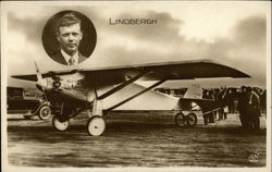 Charles Lindbergh, Spirit of St. Louis Postcard