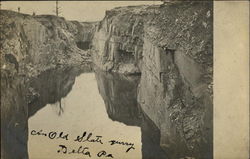 An Old Slate Quarry Postcard