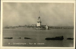 21 - Constantinople - Tour de Léandre Istanbul, Turkey Greece, Turkey, Balkan States Postcard Postcard