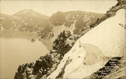 Crater Lake From Persiration Point Garfield Peak Postcard