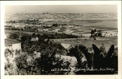 U.S. Naval Training Station Postcard