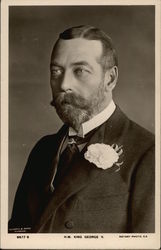 H.M. King George V Postcard