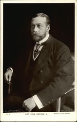 H.M. King George V Postcard