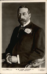 H.M. King George V Postcard