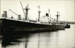 French S.S. Rouen Postcard