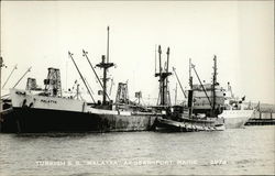 Turkish S.S. "Malatva" Searsport, ME Postcard Postcard