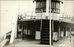 Wheelhouse of the Steamer Rosedale Postcard