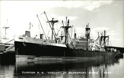 Turkish S. S. "Yozgat" at Searsport, Maine Postcard