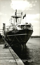 Canadian S.S. "Inverness County" Searsport, ME Postcard Postcard