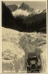 Snowslide - Yoho Road Postcard