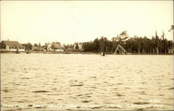 Anderson Bros. Fence Lake Resort Lac Du Flambeau, WI Postcard Postcard