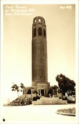 Coit Tower on Telegraph Hill San Francisco, CA Postcard Postcard