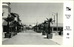 Entrance to the Pier, Balboa Beach Newport Beach, CA Postcard Postcard