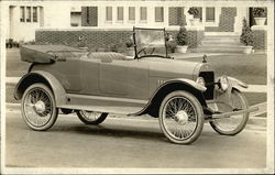 Portrait of Old Convertible Postcard