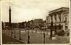Lime Street Liverpool, England Merseyside Postcard 