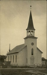 Norwegian Lutheran Church Prairie Farm, WI Postcard 