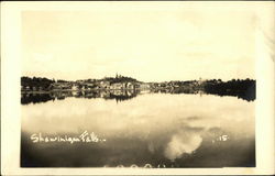 View of City and Saint-Maurice River Postcard