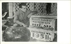 World's Largest Watermelon Postcard