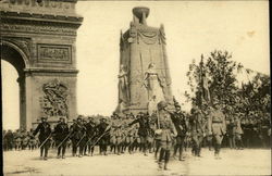 Paris - July 14, 1919 - Victory Celebrations France Postcard Postcard