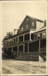 Lodge and Restaurant Postcard