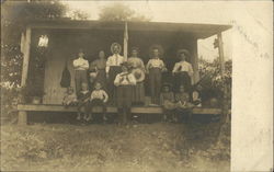 Family Photograph On the Front Porch Family Photograph On the Front Porch