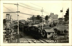 R.R. Crossing, Ave. Central Postcard