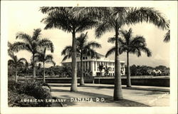 American Embassy Panama, Panama Postcard Postcard