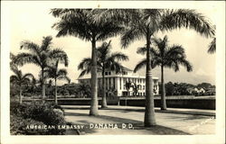 American Embassy Postcard