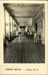 Street Scene Postcard