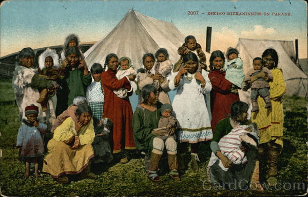 Eskimo Mickaninnies on Parade Native Americana