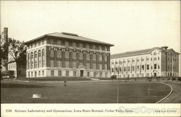 Science Laboratory and Gymnasium, Iowa State Normal Cedar Falls