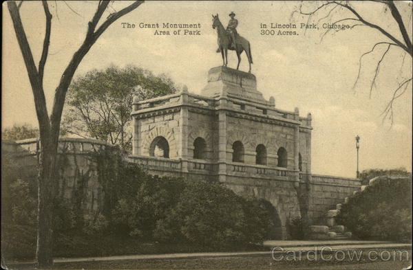 The Grant Monument in Lincoln Park Chicago Illinois