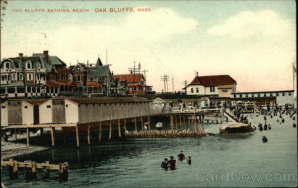 Bathing Beach Oak Bluffs Massachusetts