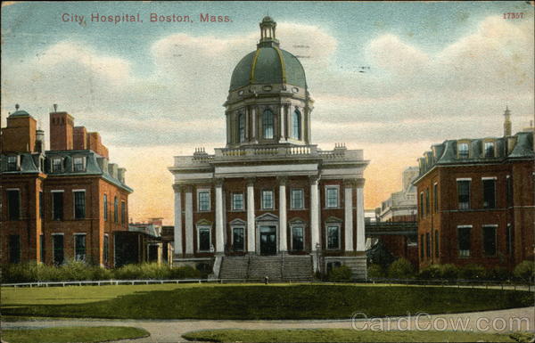 City Hospital and Grounds Boston Massachusetts