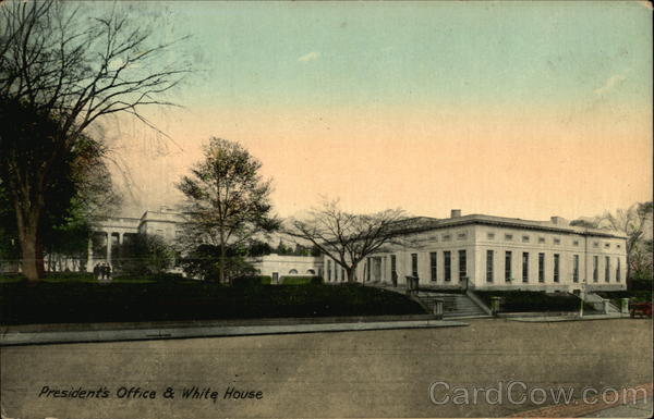 President's Office & White House Washington District of Columbia