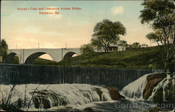 Gwynn's Falls and Edmonson Avenue Bridge Baltimore Maryland