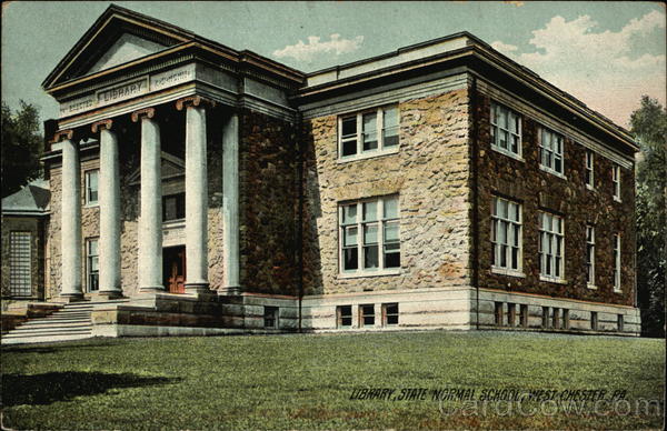 State Normal School Library  West  Chester  PA 