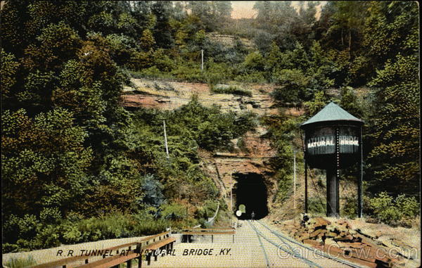 Railroad Tunnel at Natural Bridge Kentucky