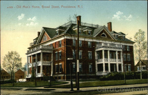 Old Man's Home, Broad Street Providence Rhode Island