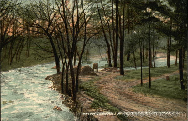 Below the Falls at Hunts Mills Providence Rhode Island