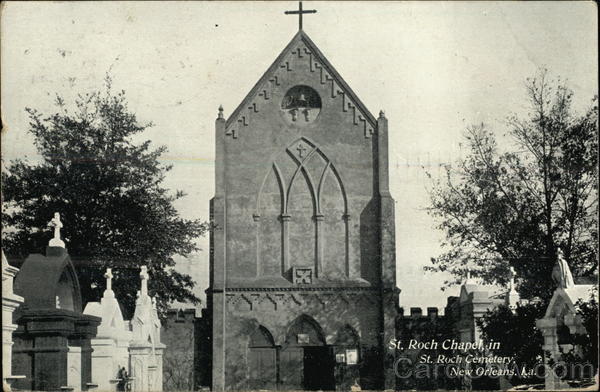 St. Roch Chapel in St. Roch Cemetery New Orleans Louisiana
