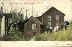 Scene near Town Rutherfordton, NC Postcard Postcard